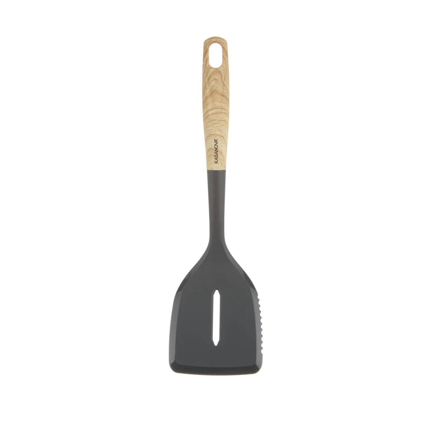 Paletta forata in nylon 34 cm grigio