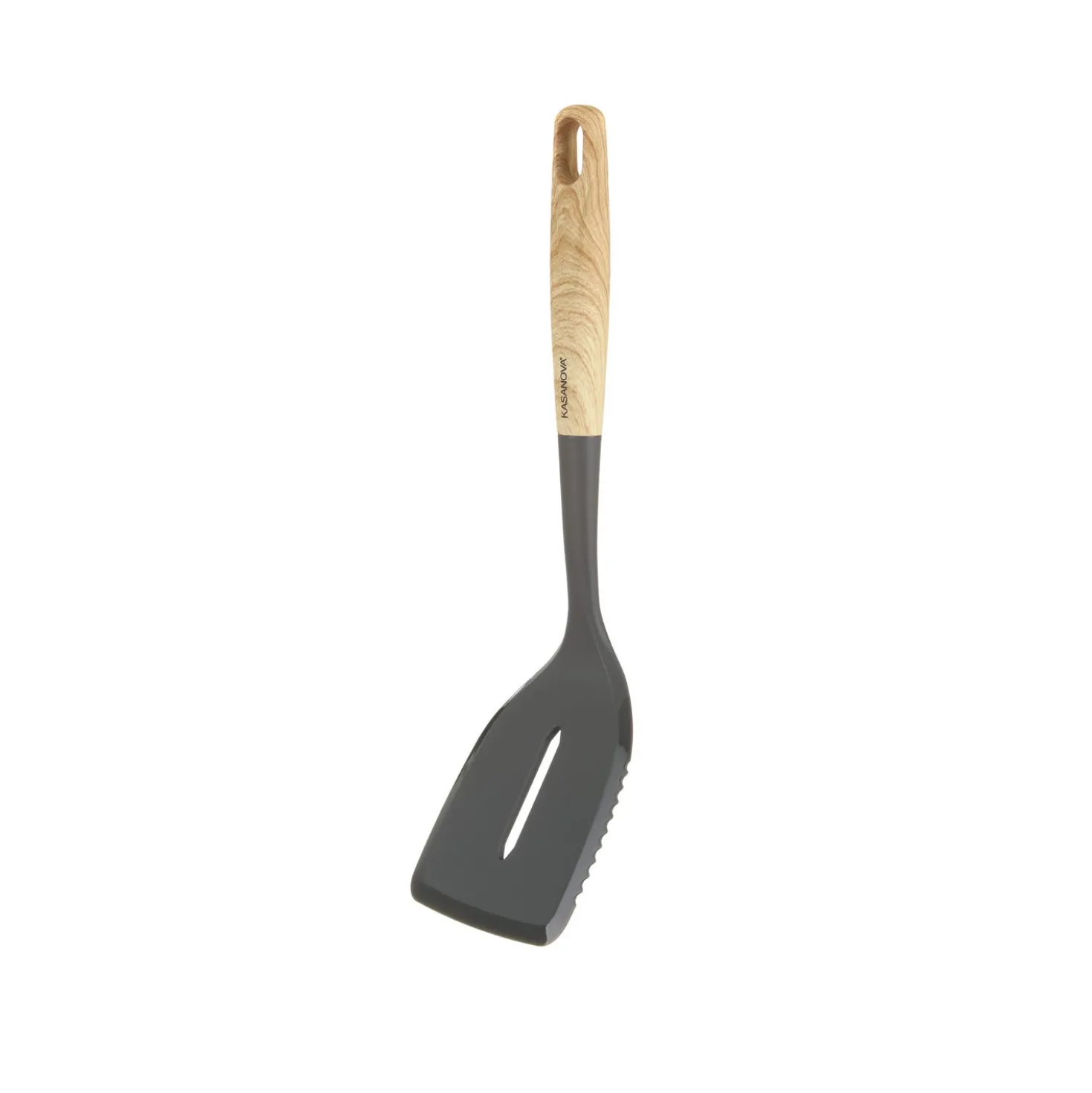 Paletta forata in nylon 34 cm grigio