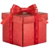Pallina di Natale con scritta Baci e Abbracci 10 cm