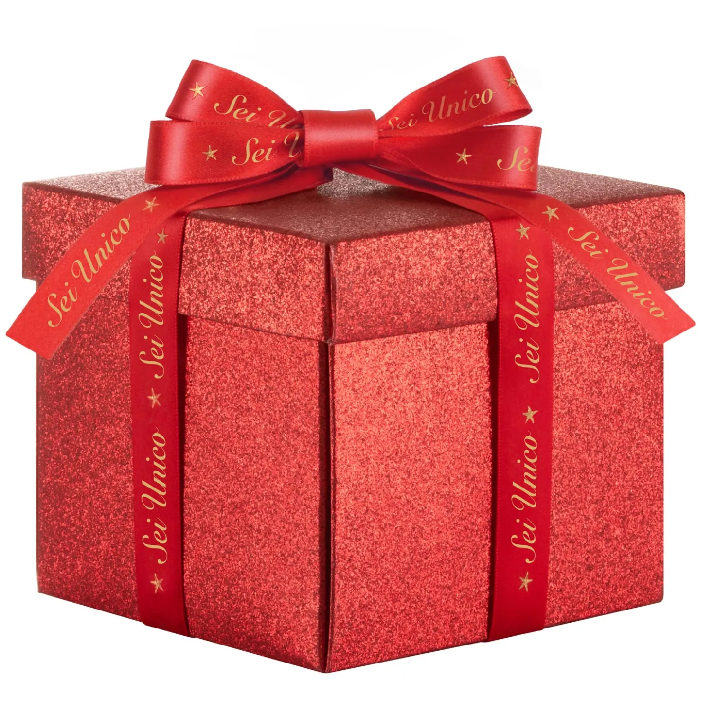 Pallina di Natale con scritta Sei Unico 10 cm