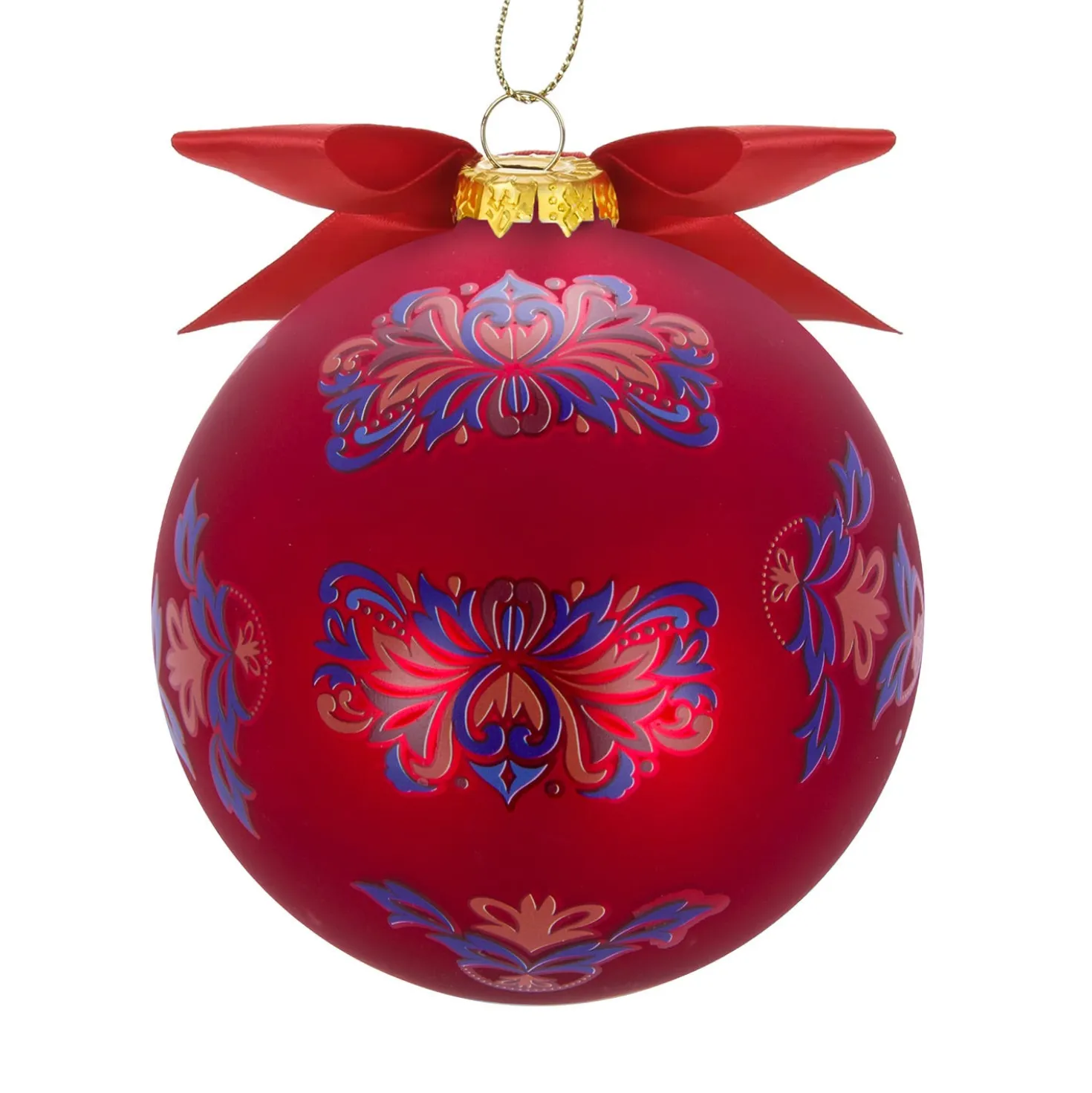 Pallina Natale lettera S 10 cm Royal Garden