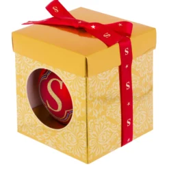 Pallina Natale lettera S 10 cm Royal Garden