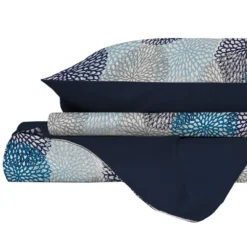 Parure copripiumino Fantasy Soffioni blu singolo Datex
