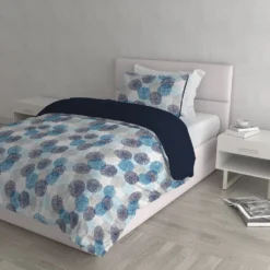 Parure copripiumino Fantasy Soffioni blu una piazza e mezza Datex