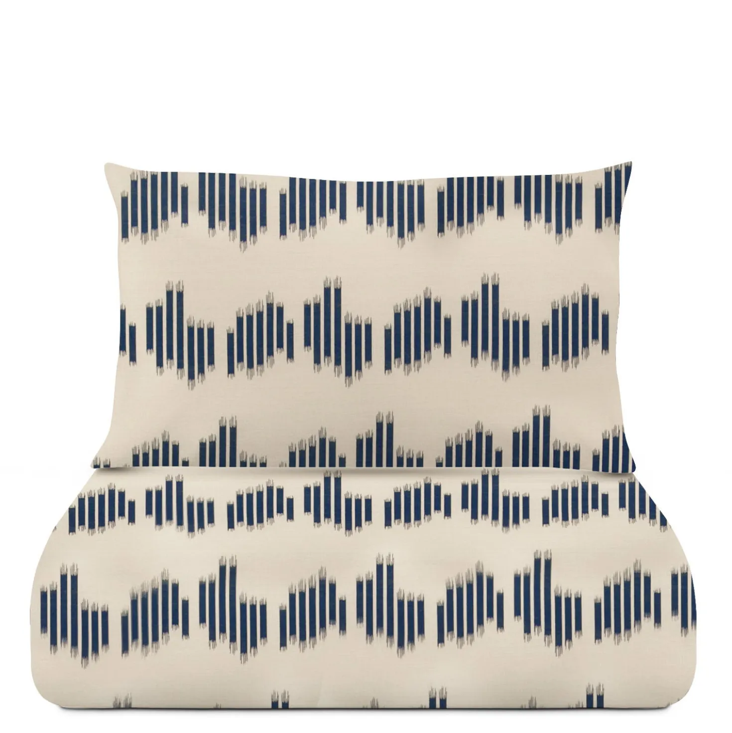 Parure copripiumino singolo geometrico blu