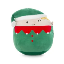 Peluche Elfo di Natale tondo 35 cm