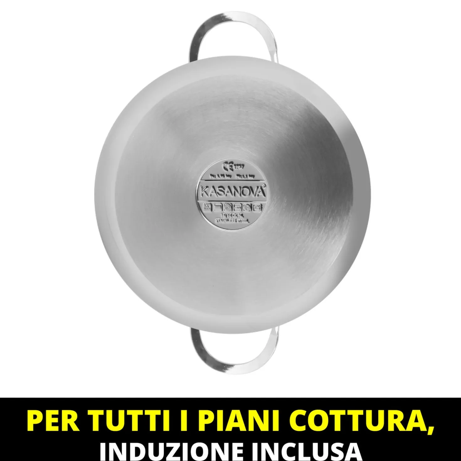 Pentola a pressione 7 L in acciaio inox