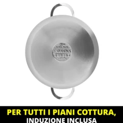 Pentola a pressione 5 L in acciaio inox