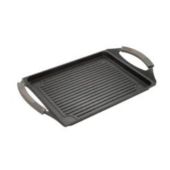 Piastra antiaderente 45x27 cm manici in silicone