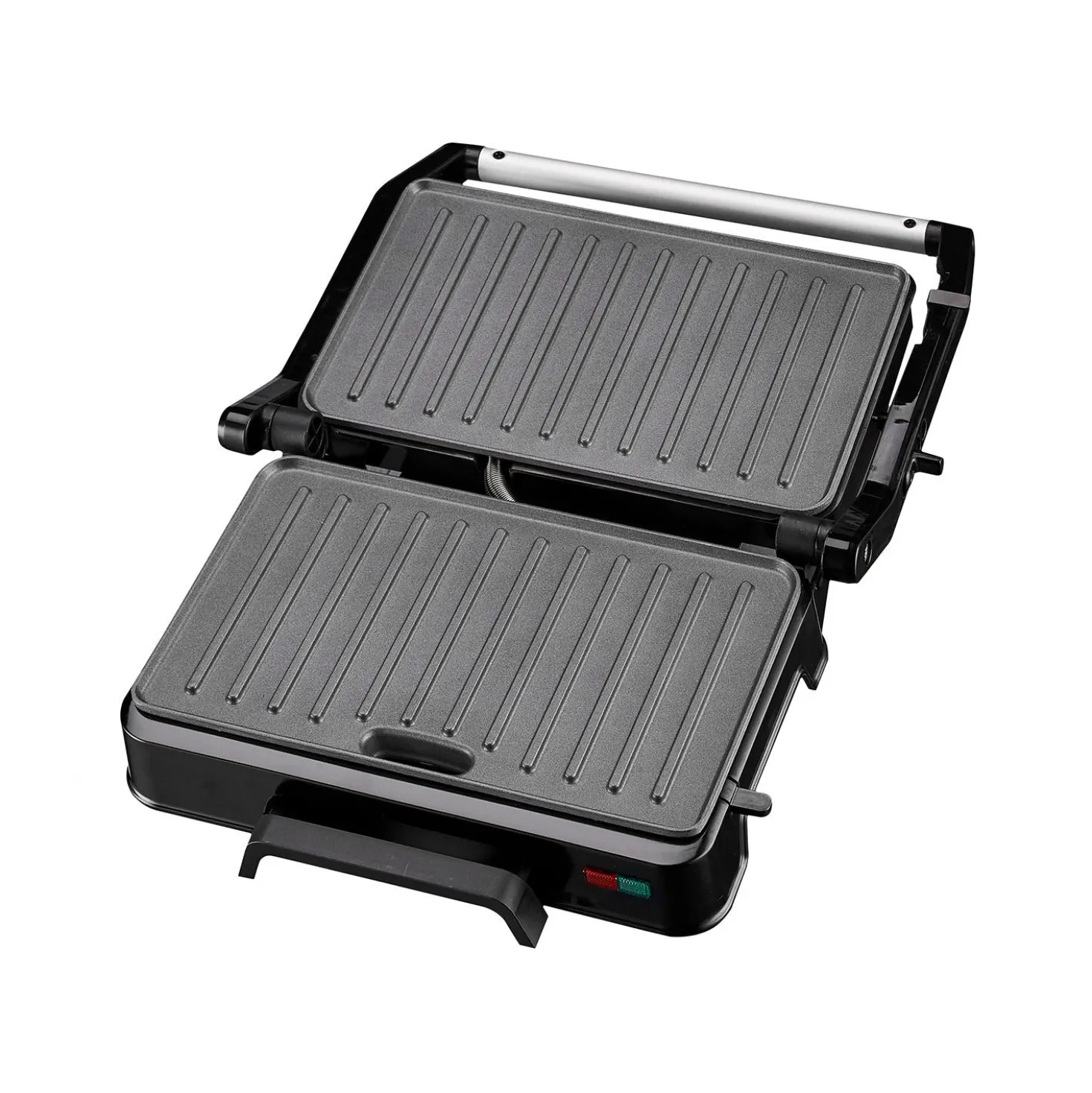 Piastra elettrica con griglia 850 W