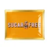 Piattino decorativo vetro 16x12 cm Sugar free arancione