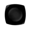 Piatto frutta 20x20 cm vetro opalino nero Eclissi Bormioli