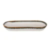 Piatto portata ovale 27x12,6 cm effetto acqua Ocean