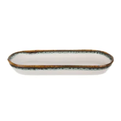 Piatto portata ovale 27x12,6 cm effetto acqua Ocean