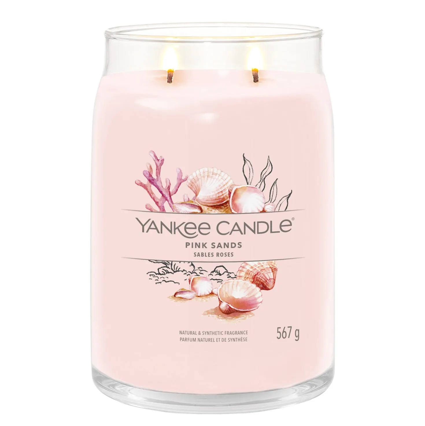 Pink Sands, candela in giara grande Yankee Candle