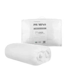 Piumino matrimoniale microfibra 200 gr/mq bianco