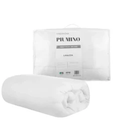 Piumino singolo microfibra 200 gr/mq bianco