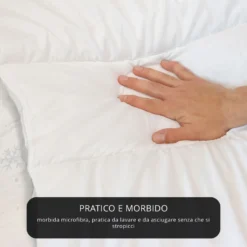 Piumino singolo 4 stagioni microfibra con stampa