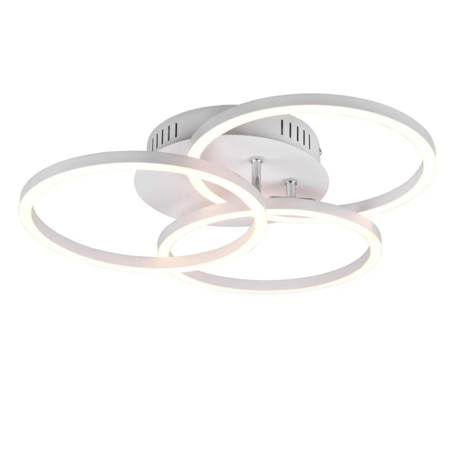 Plafoniera LED bianca Circle Trio