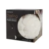 Plaid scialle bianco con bottone Darling