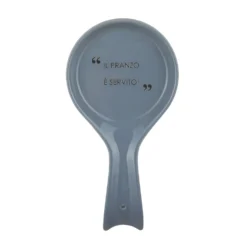Poggiamestolo blu 22 cm scritta Quotes