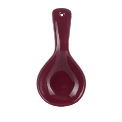 Poggiamestolo Floral viola ceramica stoneware