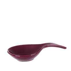 Poggiamestolo Floral viola ceramica stoneware