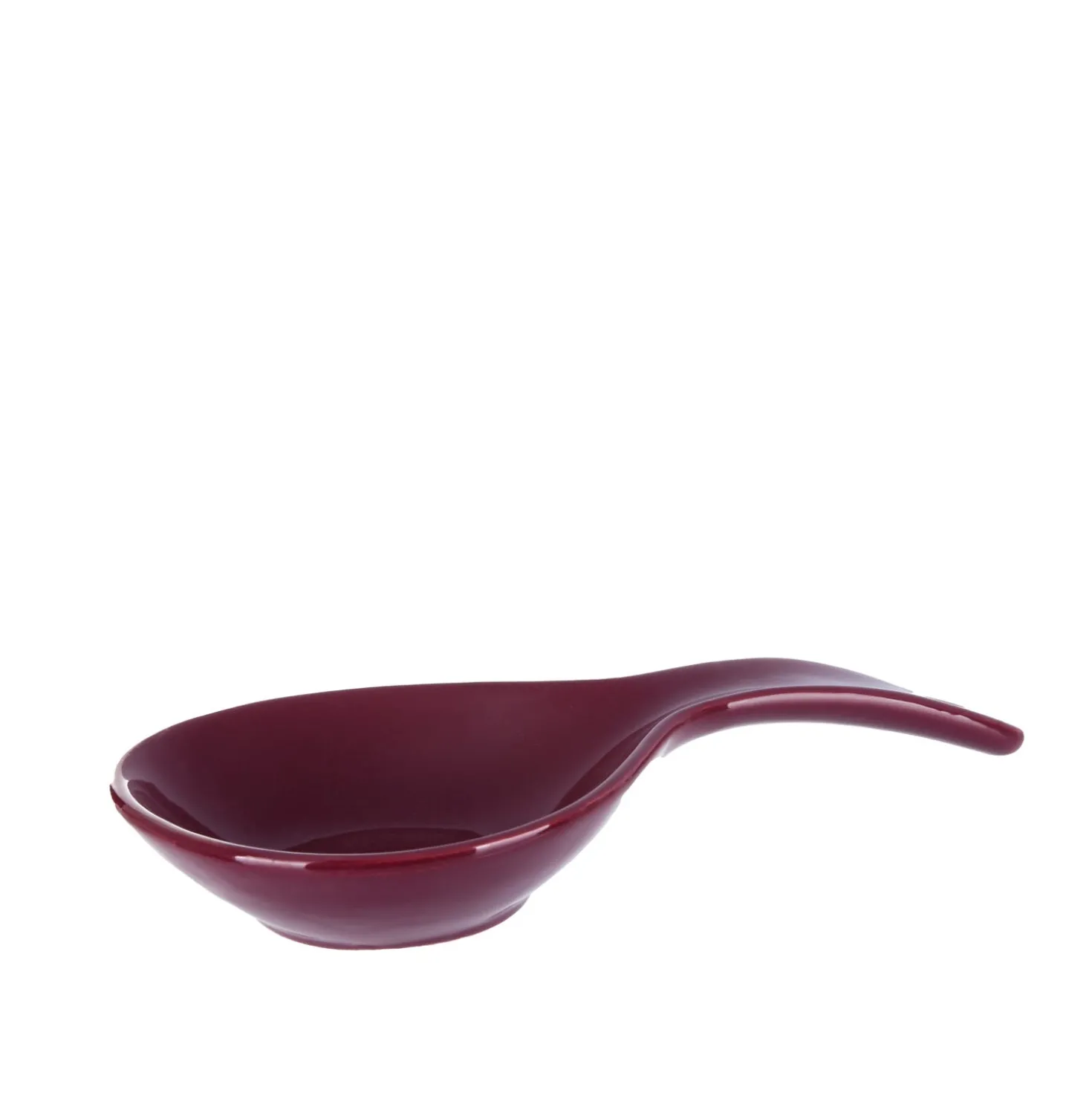 Poggiamestolo Floral viola ceramica stoneware