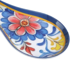Poggiamestolo melammina 28 cm decorato Sicilia
