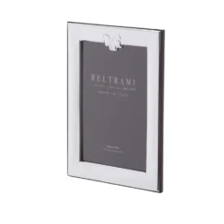 Portafoto fiocco foto 10x15 cm Beltrami con argento Miro Silver