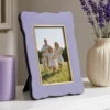 Portafoto 10x15 cm Summer legno azzurro oro
