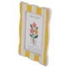 Portafoto 10x15 cm Summer legno giallo bordo lilla