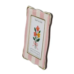 Portafoto 10x15 cm Summer legno rosa bordo oro