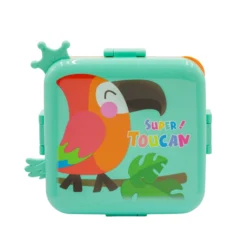 Porta pranzo per bambini Pappagallo con posata