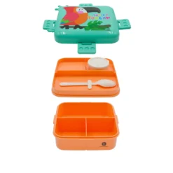 Porta pranzo per bambini Pappagallo con posata