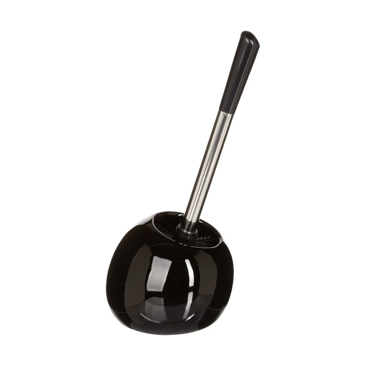 Portascopino WC ceramica nero