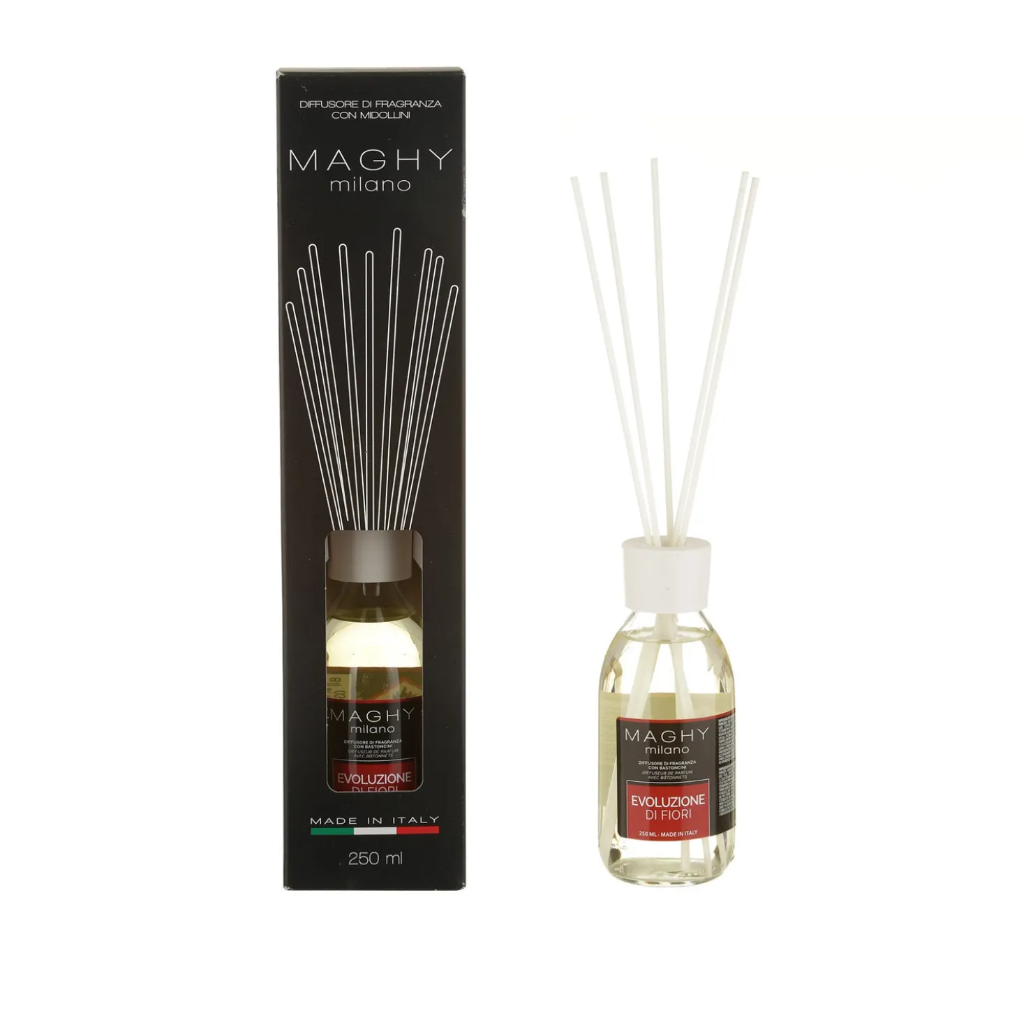 Profumatore per ambienti Maghy, da 250 ml, Evoluzione di fiori