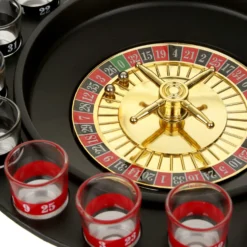 Roulette alcolica con 16 bicchierini