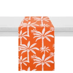Runner da esterno 40x130 cm palme arancio