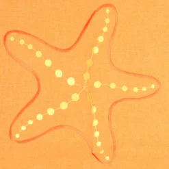 Runner 50x150 cm stella arancione