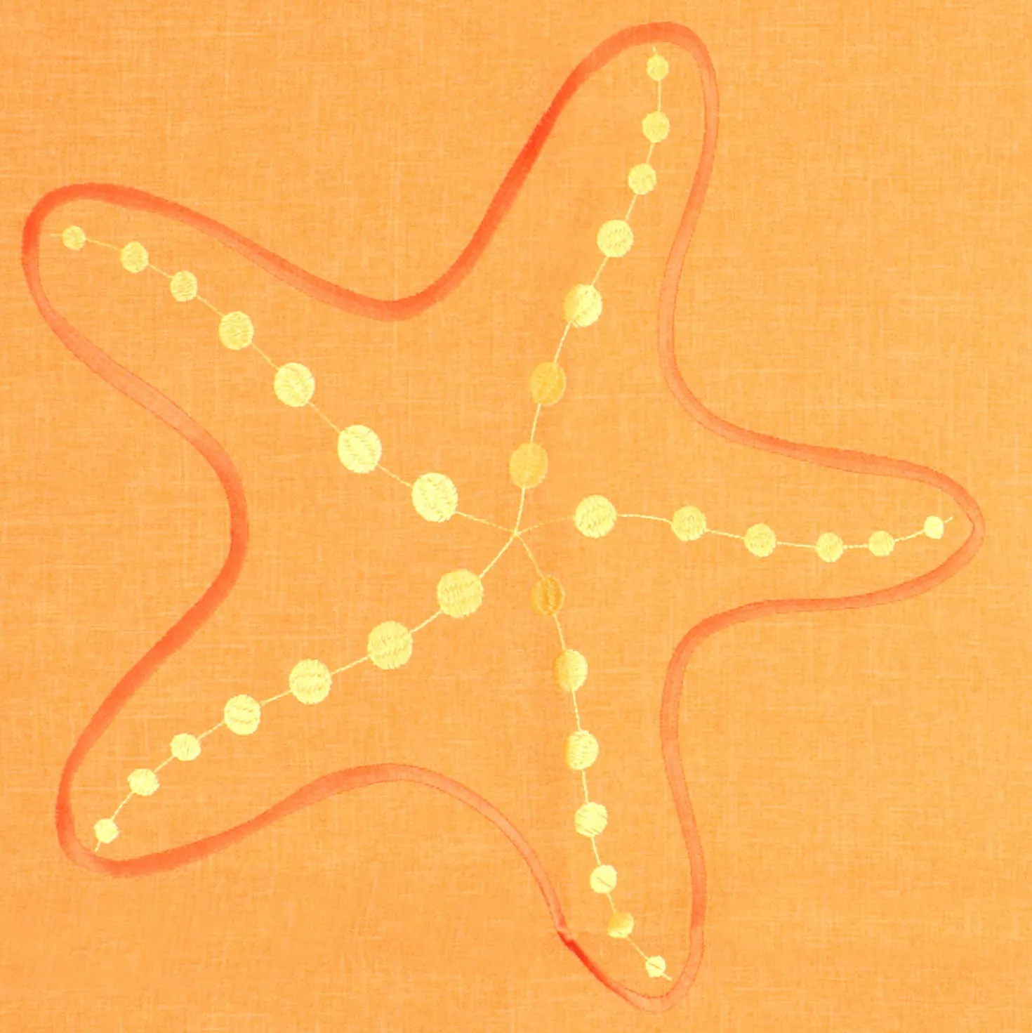Runner 50x150 cm stella arancione