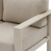 Salottino giardino divano 3 posti, poltrone e tavolino Evasion beige