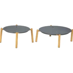 Salotto da giardino divano, 2 poltrone con 2 tavolini Rubby