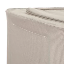 Scatola armadio angolare 63x28x48 cm doppia cerniera tortora