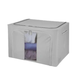 Scatola armadio doppia cerniera 60x42x40 cm grigio