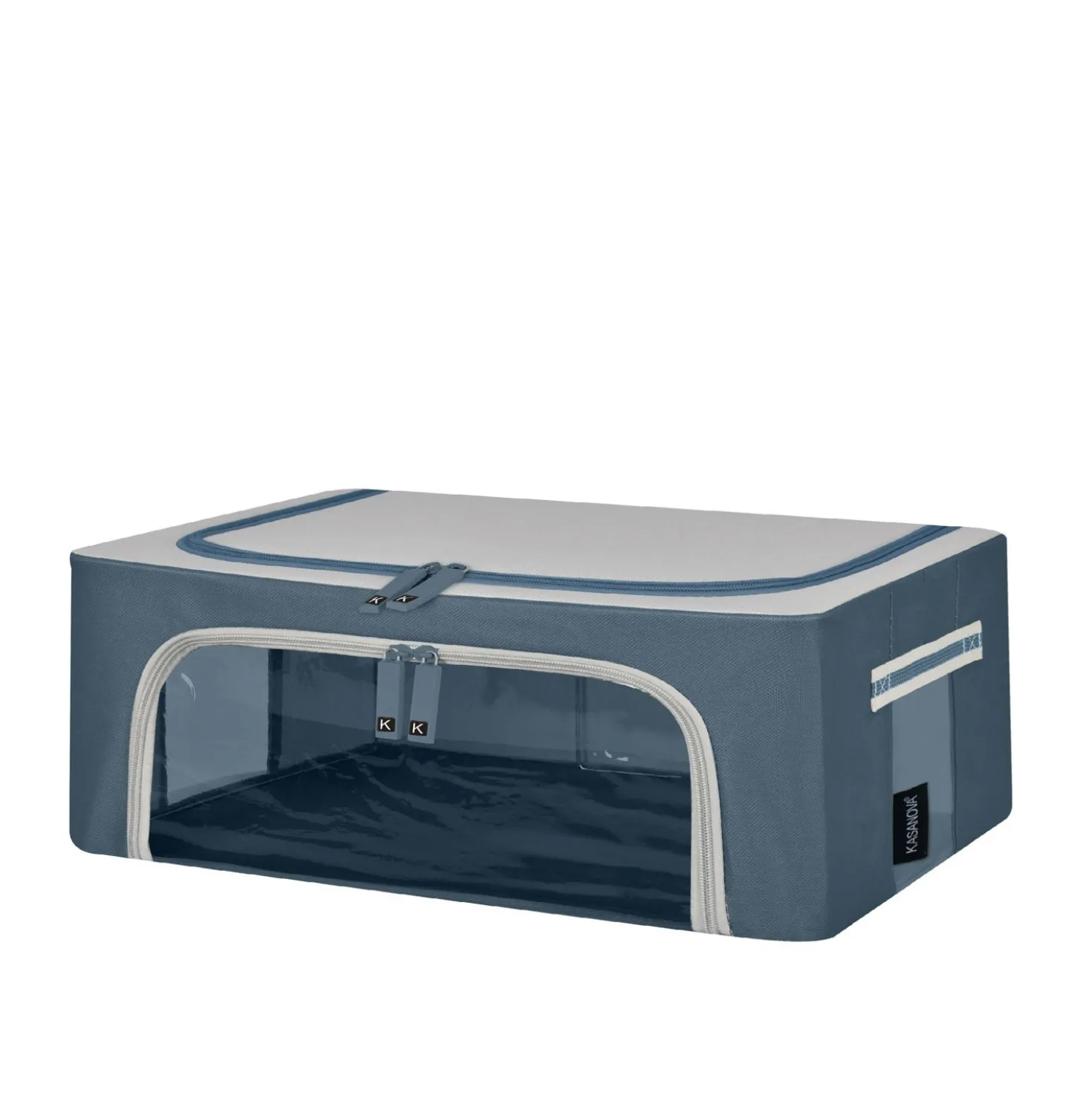 Scatola armadio 50x40x20 cm doppia cerniera blu