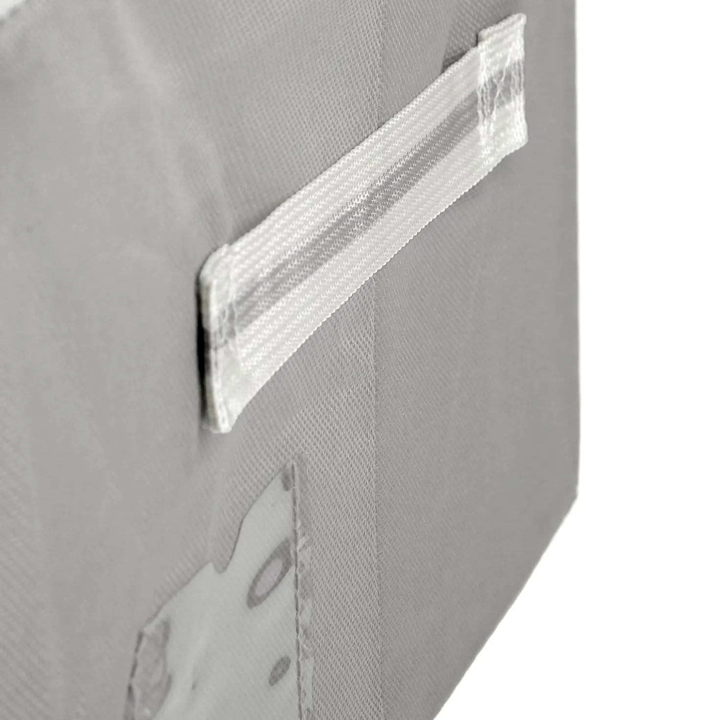 Scatola armadio 40x20x30 cm doppia cerniera e scritta grigio