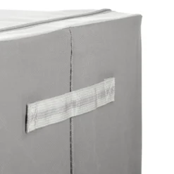 Scatola armadio 62x44x40 cm doppia cerniera e scritta grigio