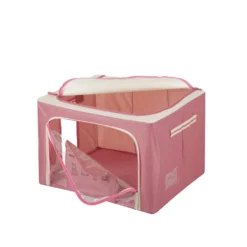 Scatola armadio 50x40x33 cm doppia cerniera e scritta malva