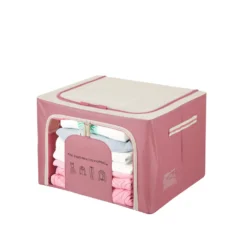Scatola armadio 50x40x33 cm doppia cerniera e scritta malva